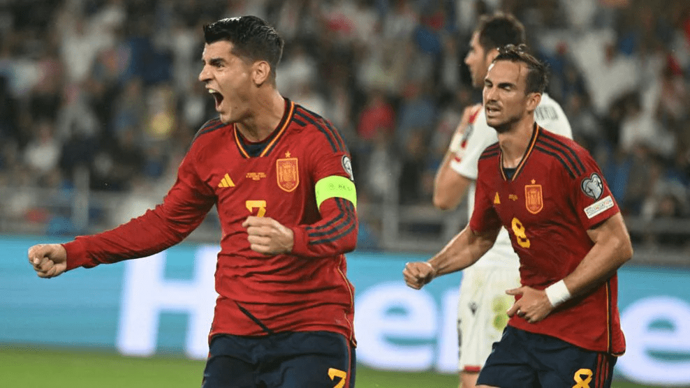 关于西班牙国家队斩获第一，欧预赛强势崛起的信息