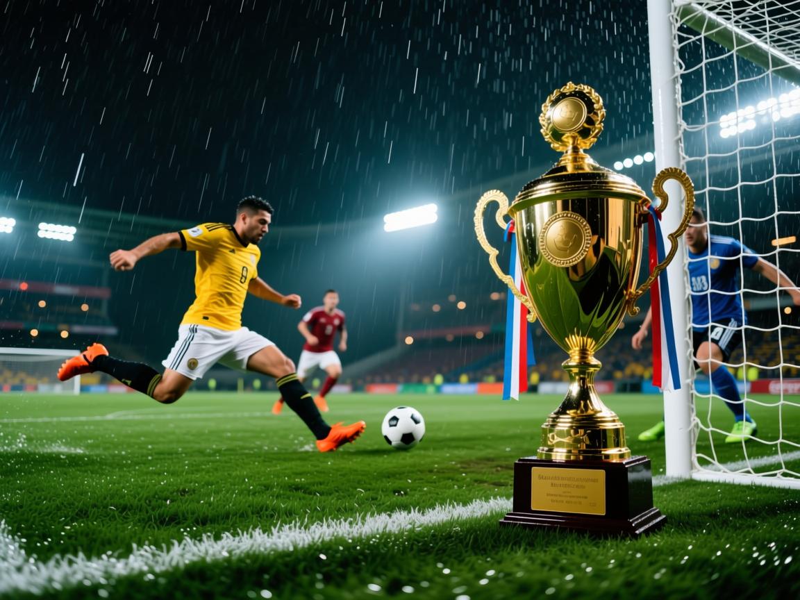 足球赛场焦点！葡萄牙队对阵韩国队，激战正酣，豪门对决再度上演